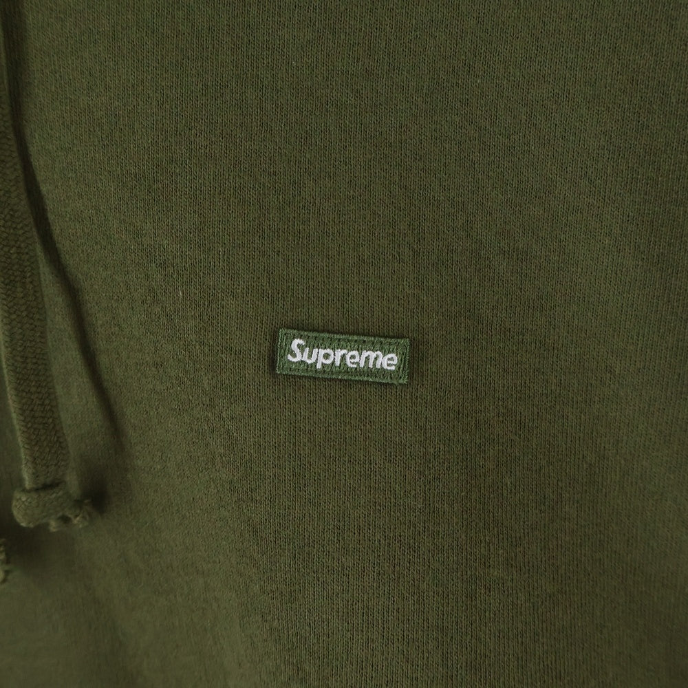 SUPREME(シュプリーム) 25SS Small Box Hooded Sweatshirt スモールボックスロゴ プルオーバーパーカー フーディー オリーブ