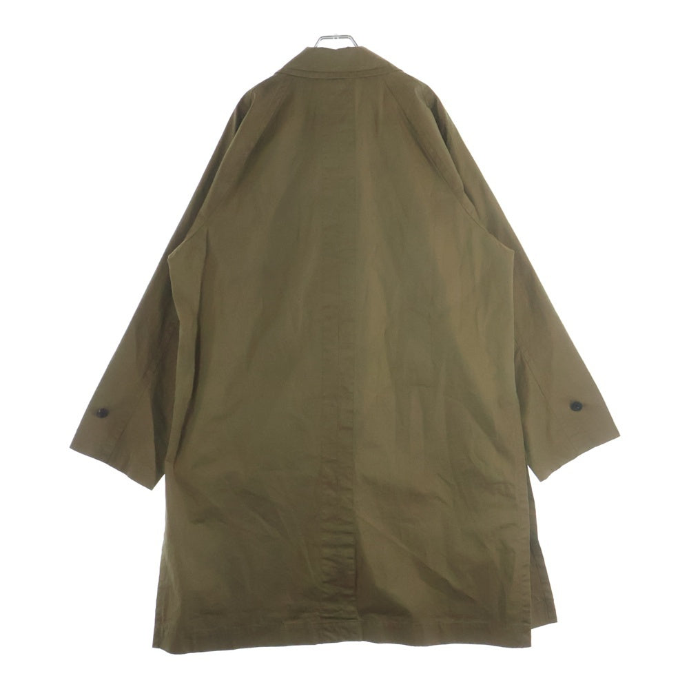 ANCELLM(アンセルム) SINGLE BREASTED COLLAR COAT シングル ブレステッド カラー コート ブラウン ANC-JK72