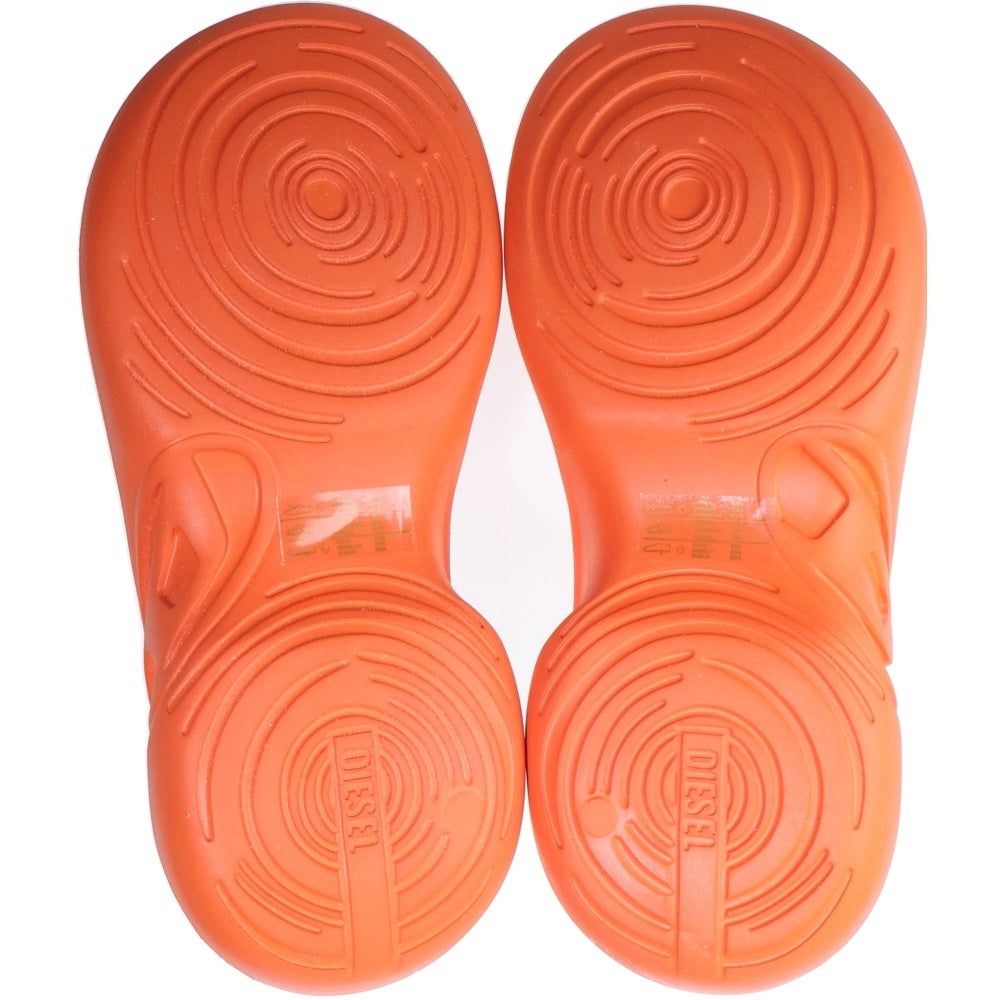 DIESEL(ディーゼル) SA-MAUIX Dロゴデザイン ラバーサンダル オレンジ