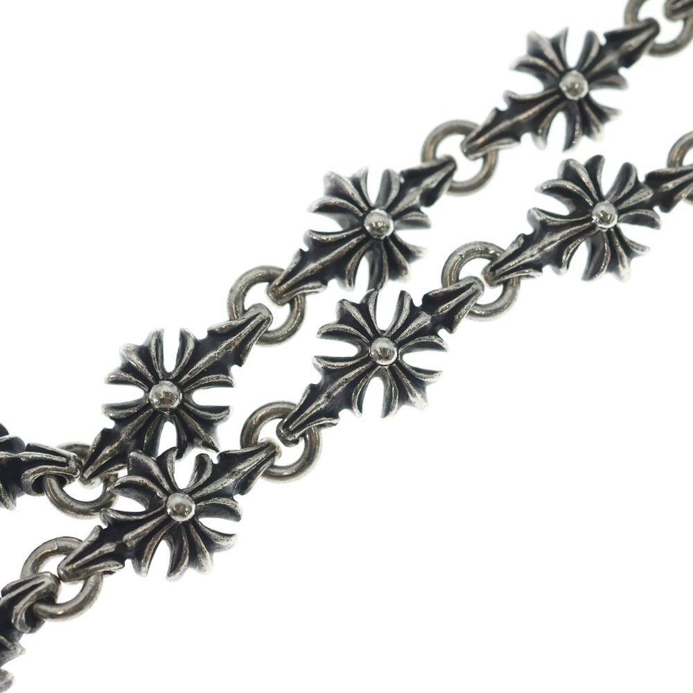 CHROME HEARTS(クロムハーツ) 4C CROSS SHORT-S/2 2クリップカットアウトCHプラス ウォレットチェーン ショート シルバー