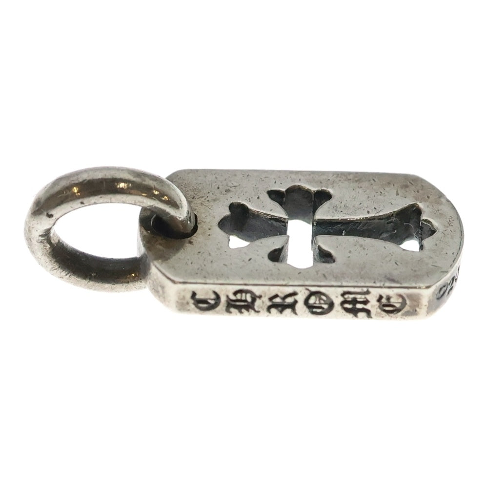 CHROME HEARTS(クロムハーツ) DT TNY CO CRS タイニーカットアウトクロスドッグタグ チャーム ペンダントトップ シルバー BCA252 レディース