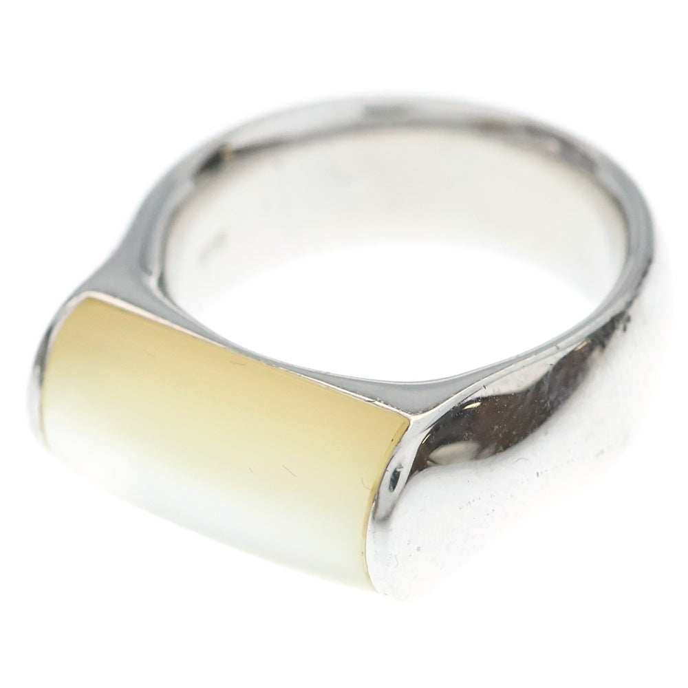 TOMWOOD(トムウッド) Crest White MOP ホワイトストーン リング シルバー 101282