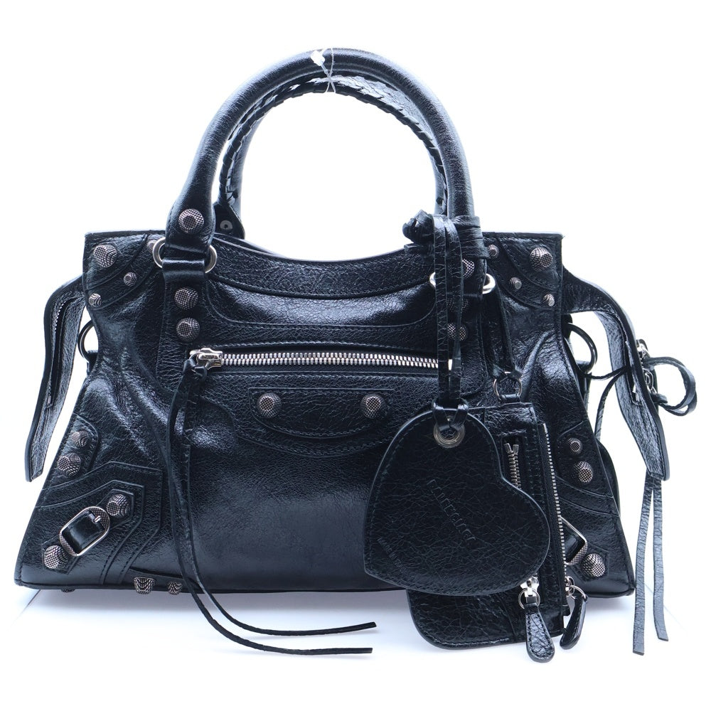 BALENCIAGA(バレンシアガ) NEO CAGOLE CITY ネオ カゴール シティ ハンドバッグ ブラック 736046 レディース