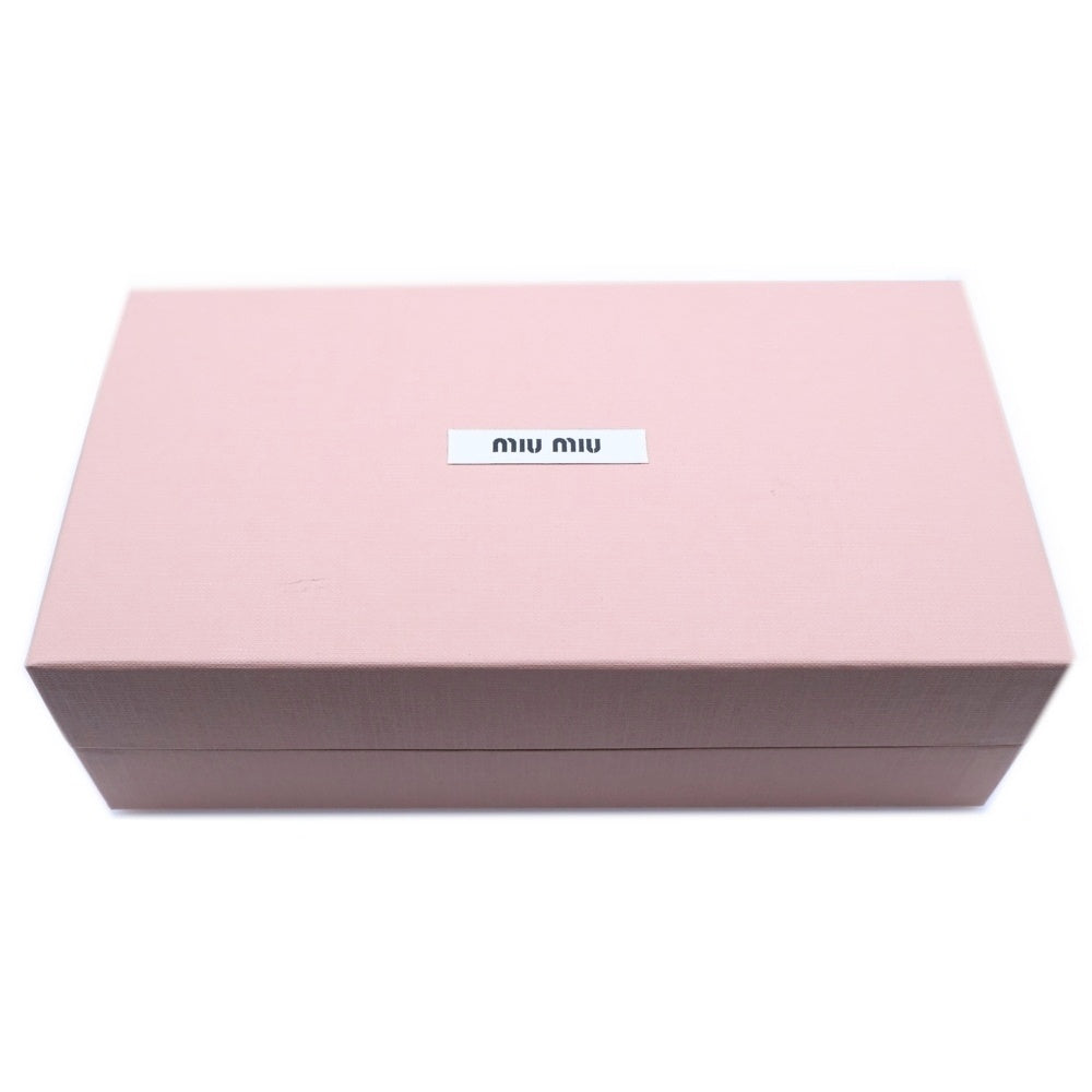 miumiu(ミュウミュウ) マテラッセ ミニ レザーショルダーバッグ ブルー 5BP045 レディース