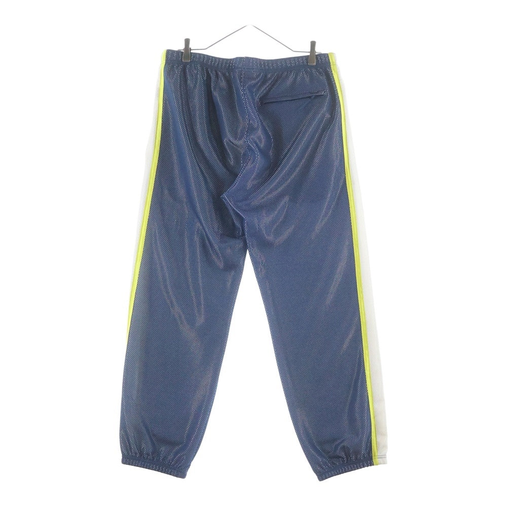 SUPREME(シュプリーム) 18SS Bonded Mesh Track Pant ロゴ刺繍 メッシュ トラックパンツ ブルー