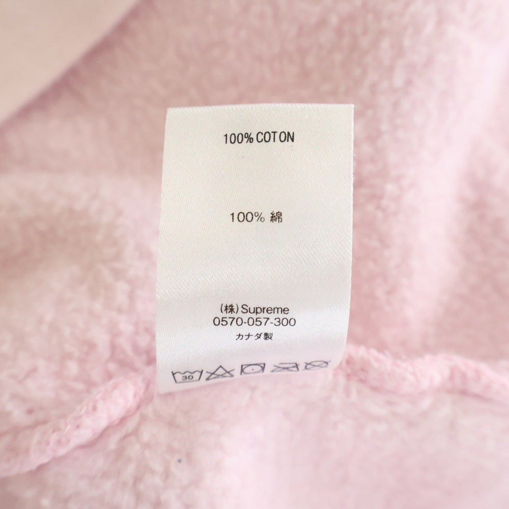 SUPREME(シュプリーム) 20SS Underline Crewneck アンダーライン フロントロゴ クルーネックスウェットトレーナー ピンク