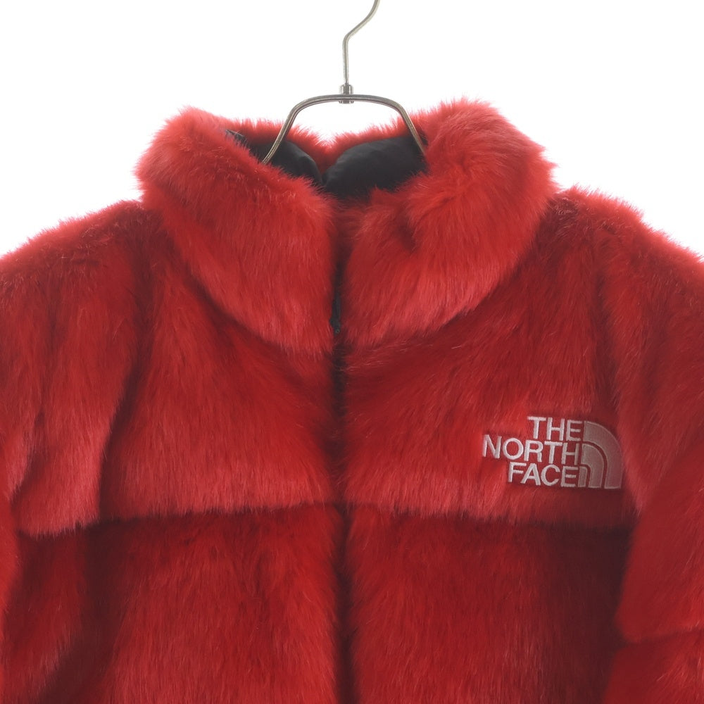 SUPREME(シュプリーム) 20AW ×THE NORTH FACE Faux Fur Nuptse Jacket ND92001I ノースフェイス ファー ヌプシ ダウンジャケット レッド