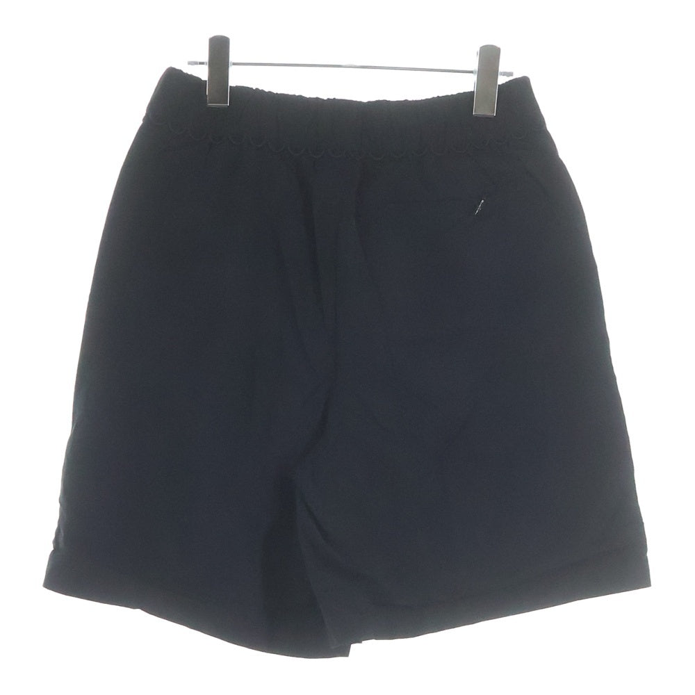 LOUIS VUITTON(ルイヴィトン) 21SS Nylon Short LV装飾 ナイロンハーフパンツ ショーツ ブラック RM211M RAT HKP09W