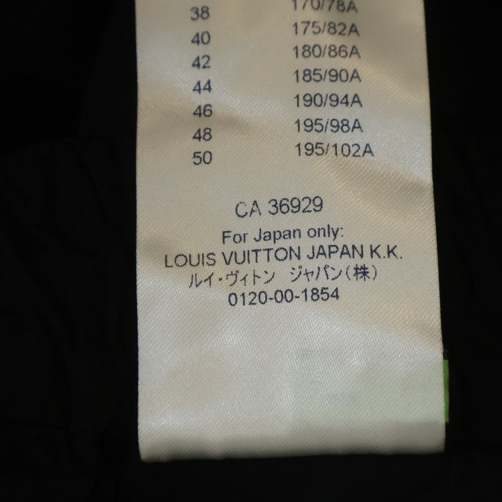 LOUIS VUITTON(ルイヴィトン) 21SS Nylon Short LV装飾 ナイロンハーフパンツ ショーツ ブラック RM211M RAT HKP09W