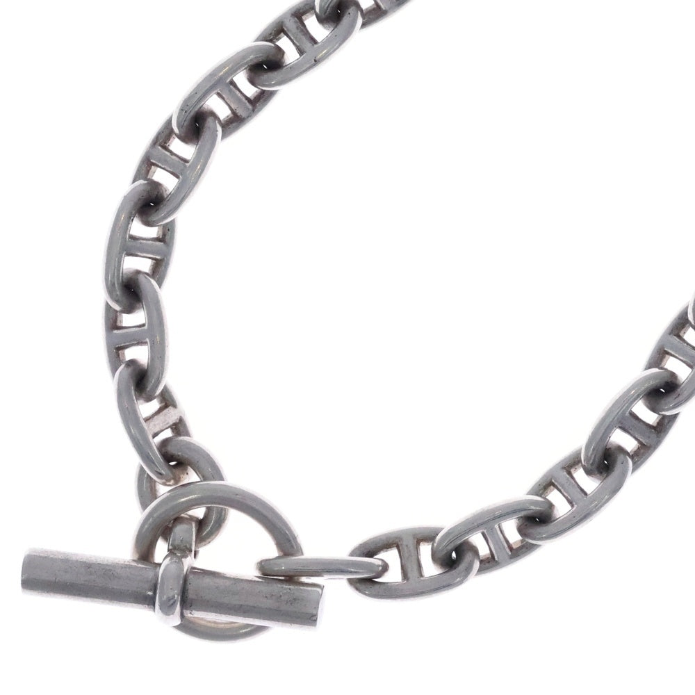 HERMES(エルメス) VINTAGE Chaine d'Ancre 70-80s シェーヌダンクル MM シルバーネックレス 筆記体 ヴィンテージ レディース