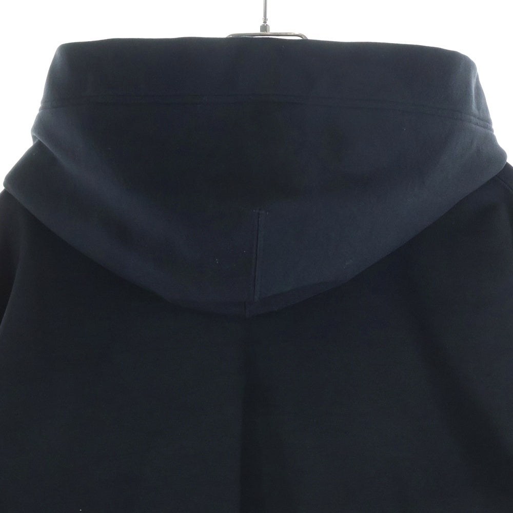NO BRAND(ノーブランド) UNITED ARROWS & SONS ユナイテッドアローズ&ソンズ TRCT HOODIE トリコットフーディー プルオーバーパーカー ブラック 5512-299-0555