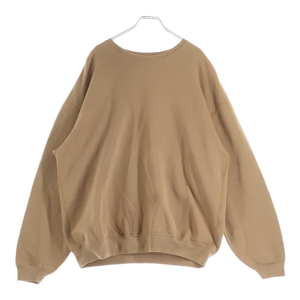AURALEE(オーラリー) SUPER SOFT HEAVY SWEAT P/O スーパーソフト ヘビースウェット トレーナー ブラウン A8AP01GU