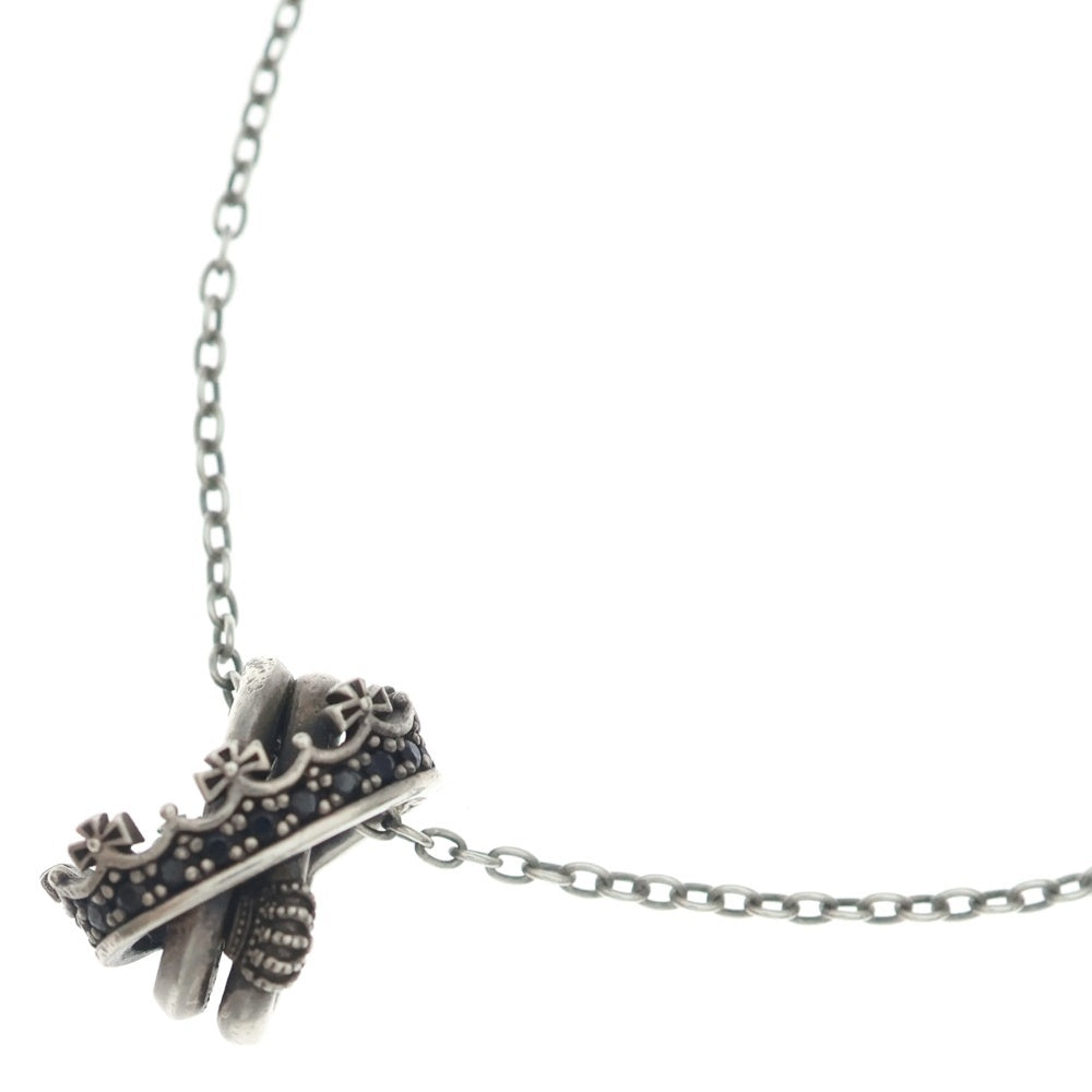 Justin Davis(ジャスティンデイヴィス) Twist of Fate Necklace クラウン ツイストオブネックレス シルバー SNJ692
