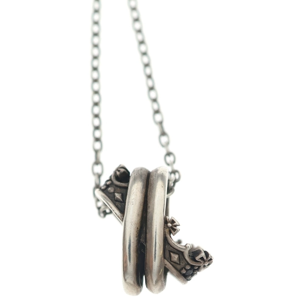 Justin Davis(ジャスティンデイヴィス) Twist of Fate Necklace クラウン ツイストオブネックレス シルバー SNJ692