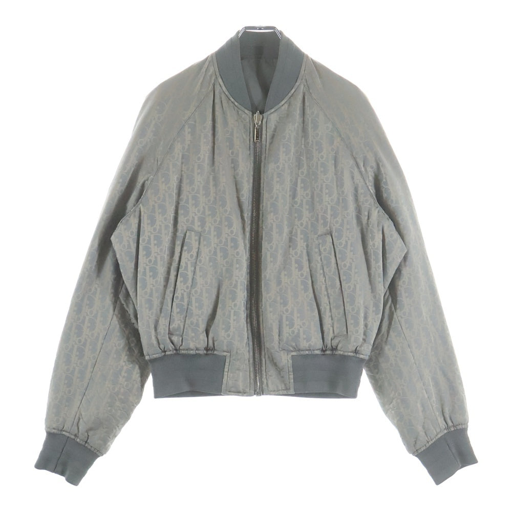 DIOR(ディオール) OBLIQUE REVERSIBLE BOMBER JACKET オブリーク リバーシブル ボンバージャケット グレー 183C432A5043