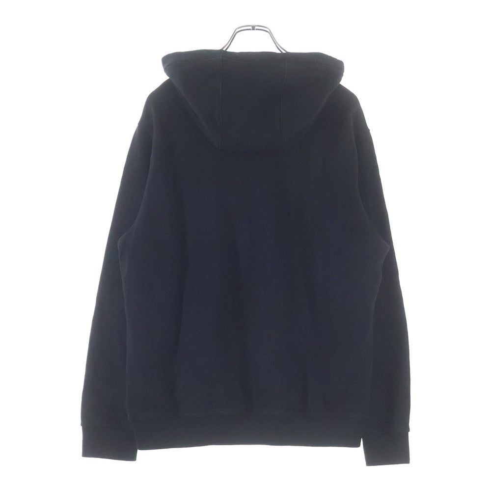 BURBERRY(バーバリー) RABBIT HOODED SWEATSHIRT ラビット 胸ロゴデザイン フーデット スウェット パーカー ブラック 8063564