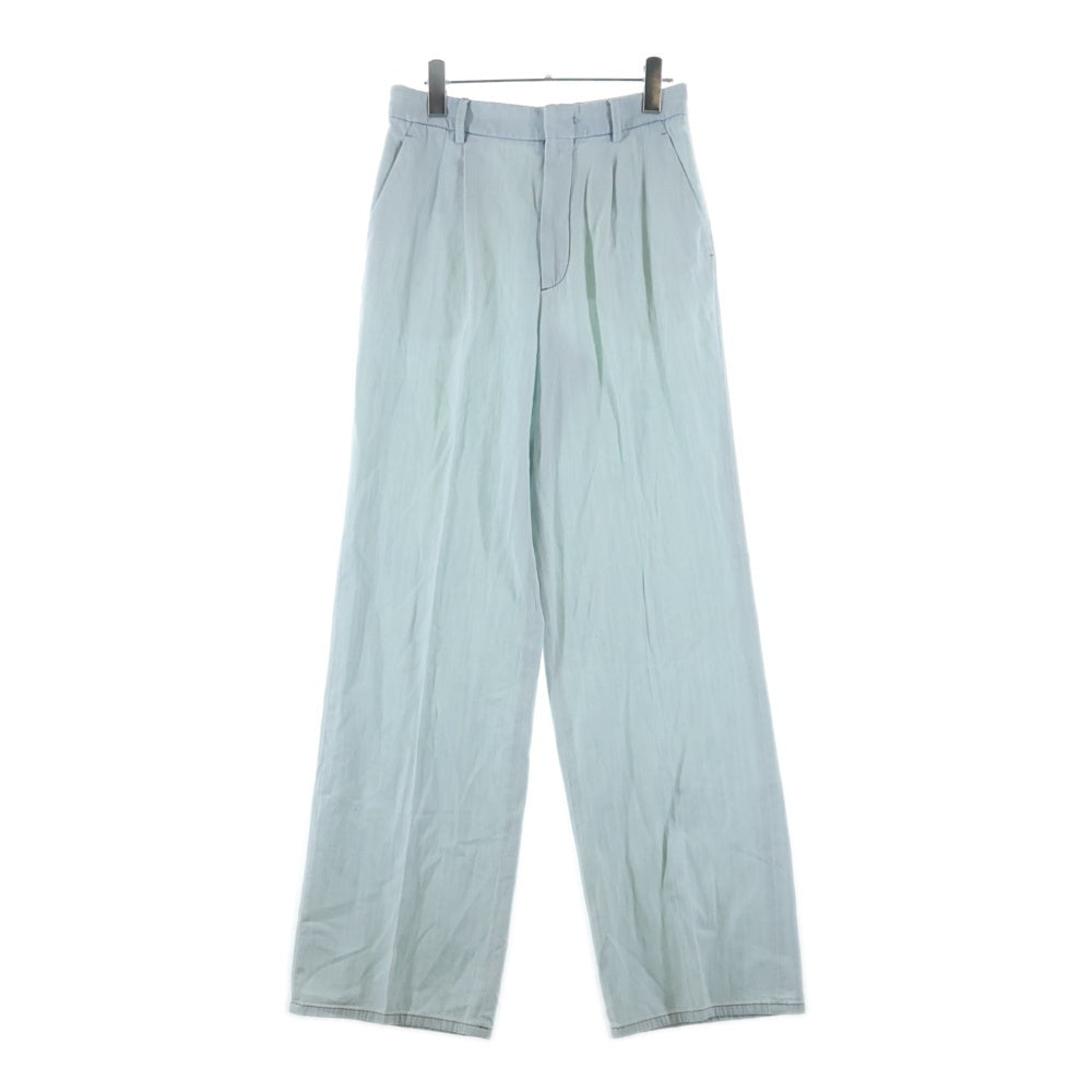 miumiu(ミュウミュウ) Chambray Denim Pants シャンブレーデニムパンツ ブルー GWP501 SOOO 14HY