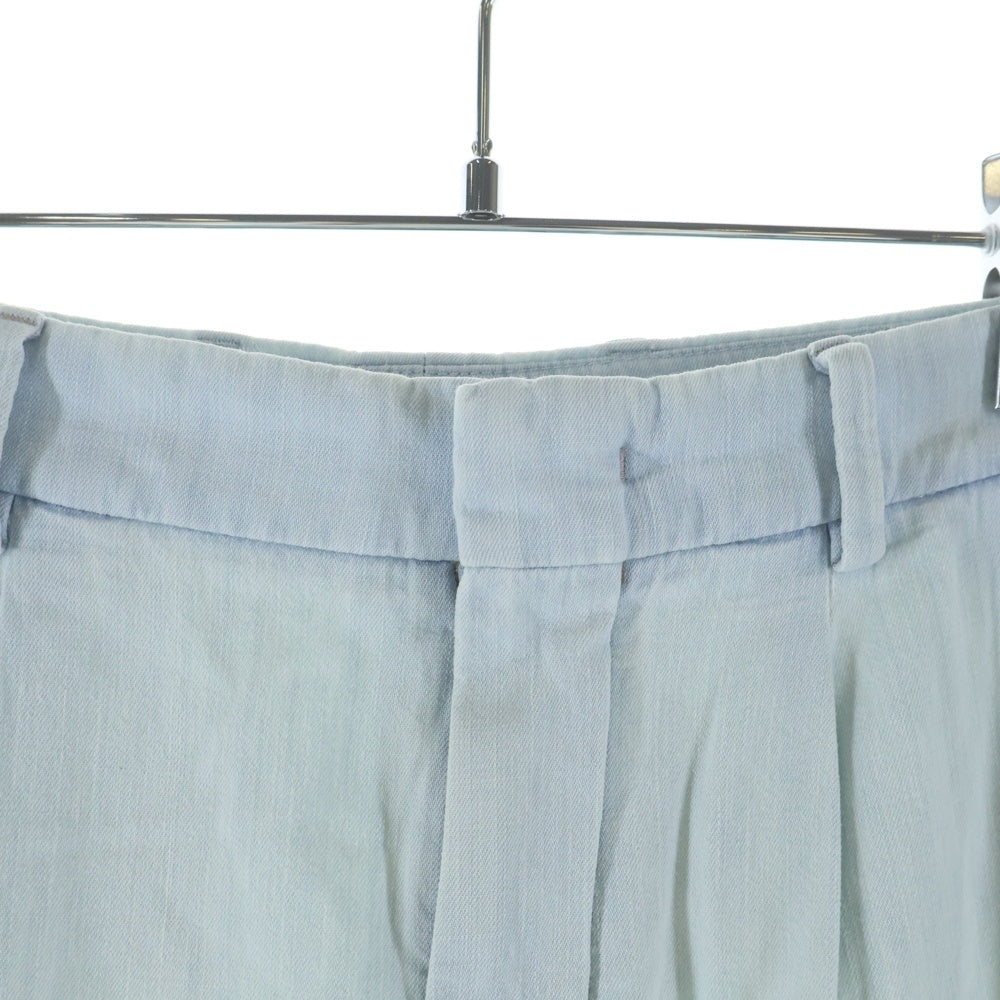miumiu(ミュウミュウ) Chambray Denim Pants シャンブレーデニムパンツ ブルー GWP501 SOOO 14HY