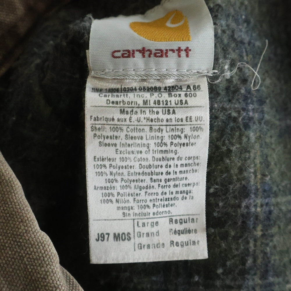 CARHARTT(カーハート) 00S DETROIT JACKET 08年製 デトロイトジャケット モスグリーン カーキ J97 MOS