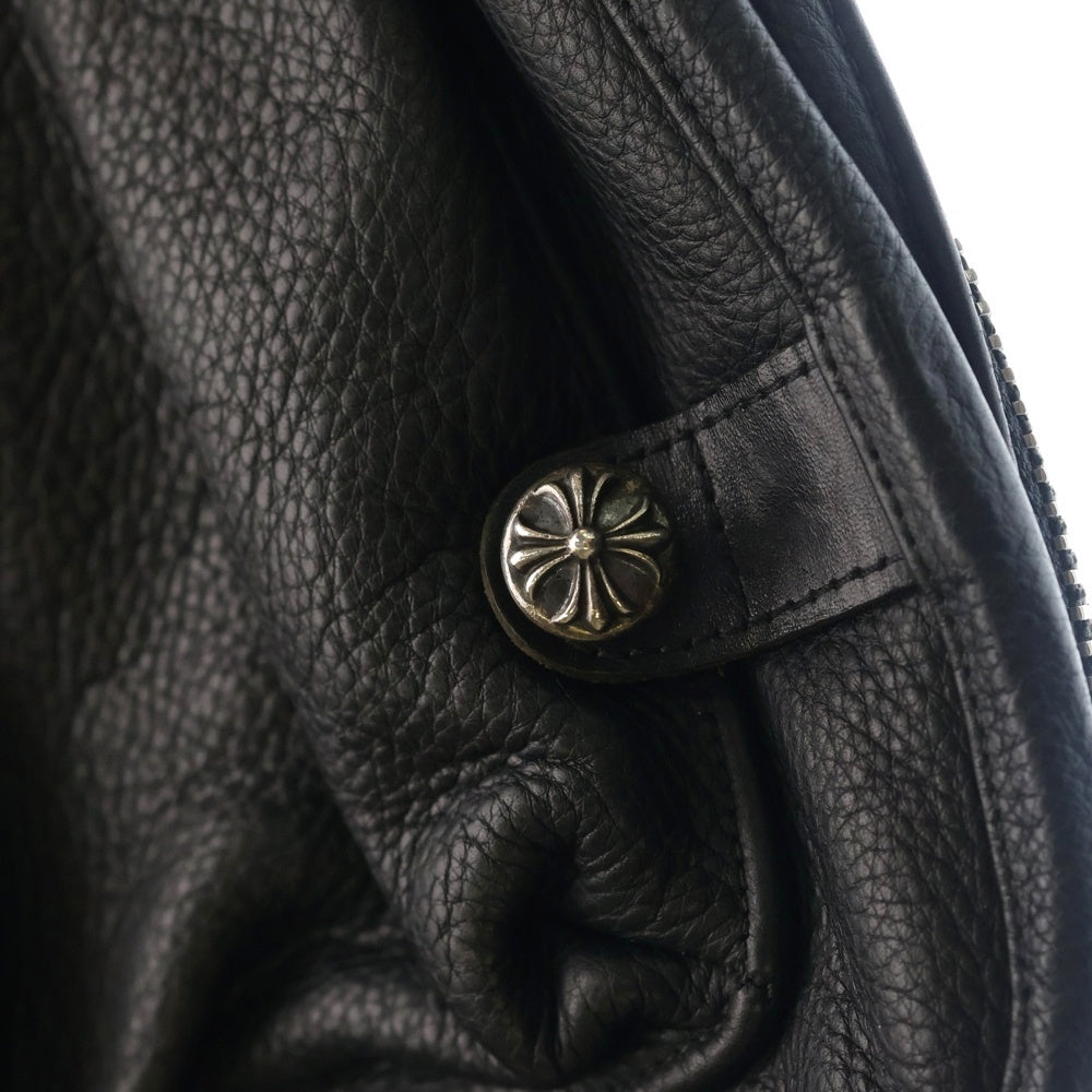 CHROME HEARTS(クロムハーツ) SHOULDER BAG-SM ガンスリンガーストラップ レザー ショルダーバッグ ブラック レディース