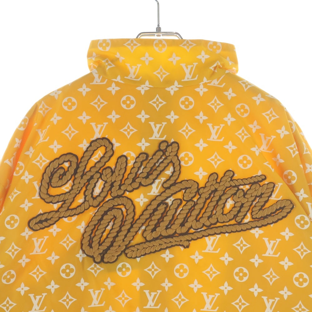 LOUIS VUITTON(ルイヴィトン) 24AW ナイロン モノグラムプリント テクニカルトラックトップジャケット イエロー RM242M MJW HRB83W