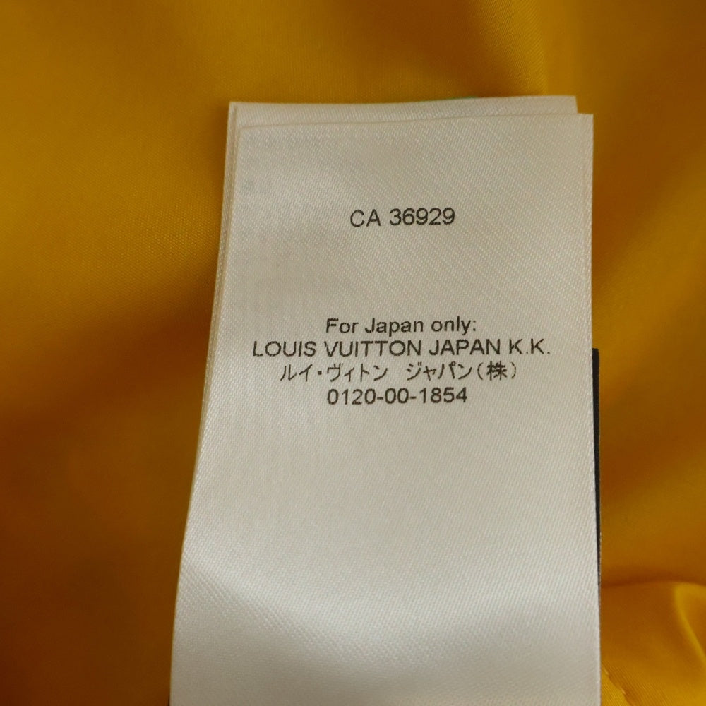 LOUIS VUITTON(ルイヴィトン) 24AW ナイロン モノグラムプリント テクニカルトラックトップジャケット イエロー RM242M MJW HRB83W