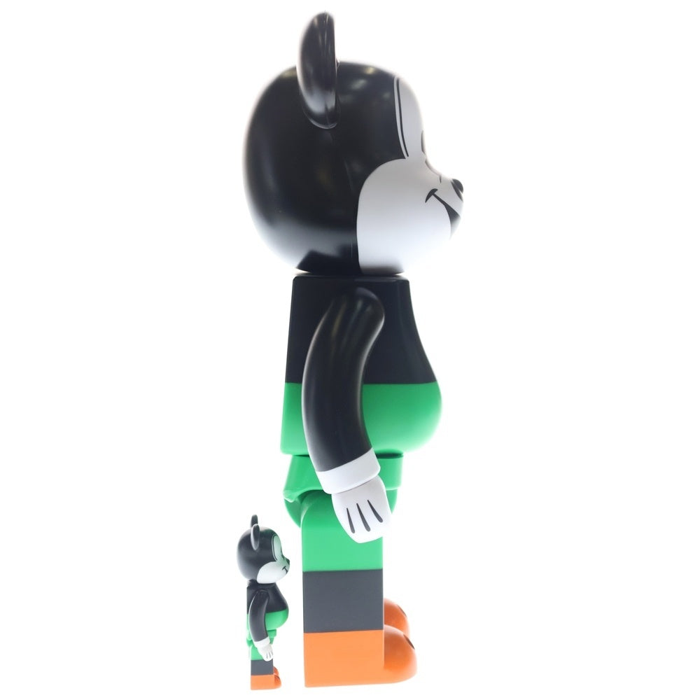 MEDICOM TOY(メディコムトイ) ×DESNEY BE@RBRICK MICKEY MOUSE 1930S 400%&100% ディズニー ミッキーマウス ベアブリック ブラック