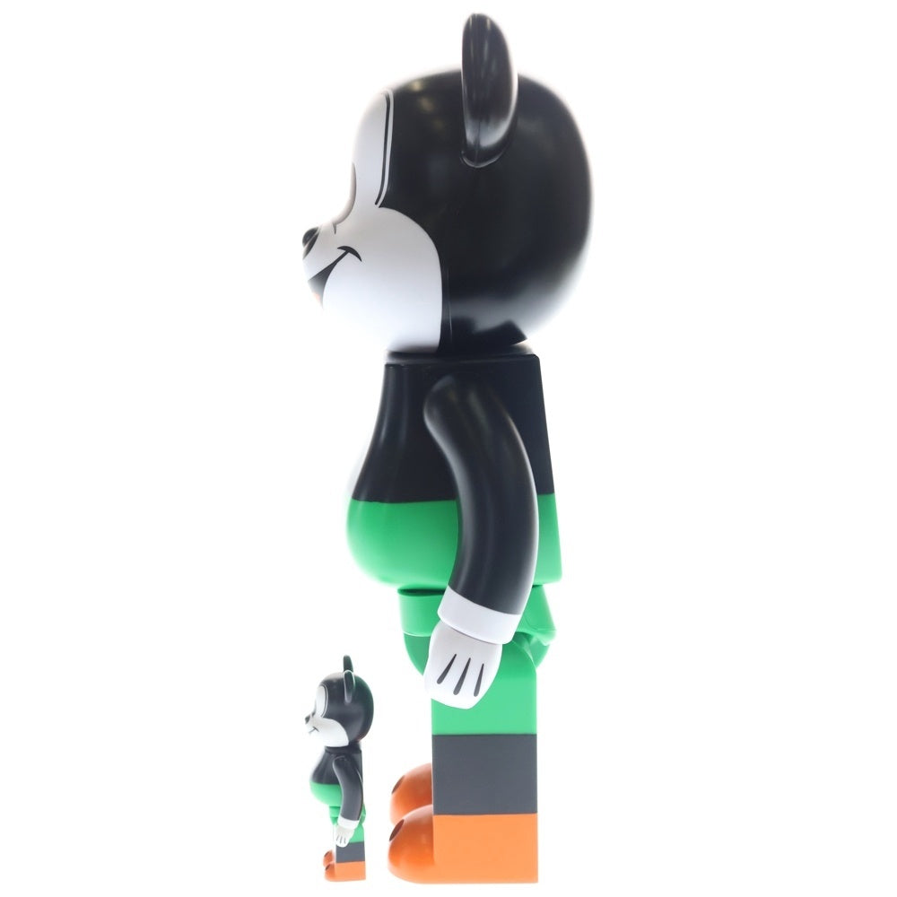 MEDICOM TOY(メディコムトイ) ×DESNEY BE@RBRICK MICKEY MOUSE 1930S 400%&100% ディズニー ミッキーマウス ベアブリック ブラック