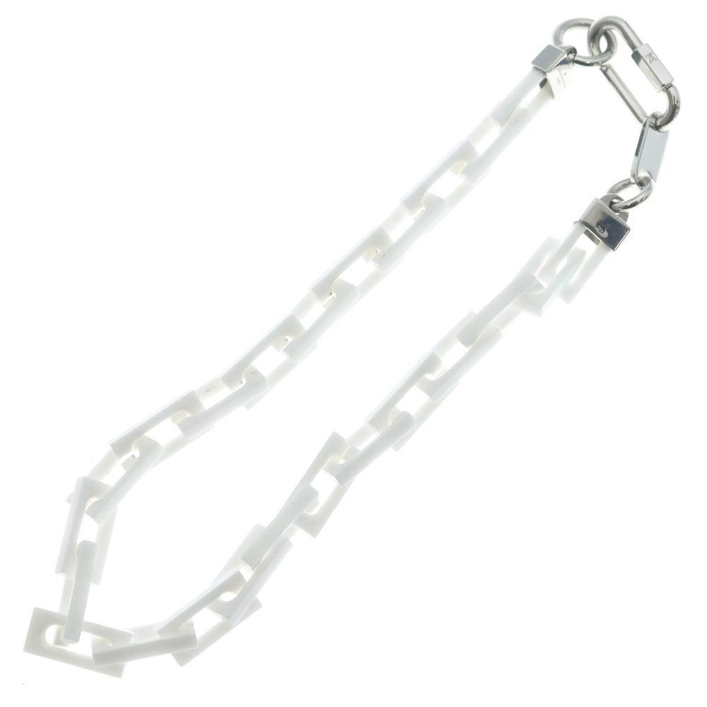 LOUIS VUITTON(ルイヴィトン) Collier Square Ceramic Chain Necklace コリエスクエアセラミックチェーンネックレス ホワイト MP2350 レディース
