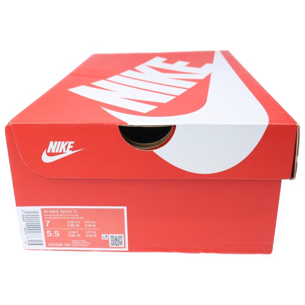 NIKE(ナイキ) SHOX TL ショックス ローカットスニーカー レディース ホワイト US7/24cm AR3566-100