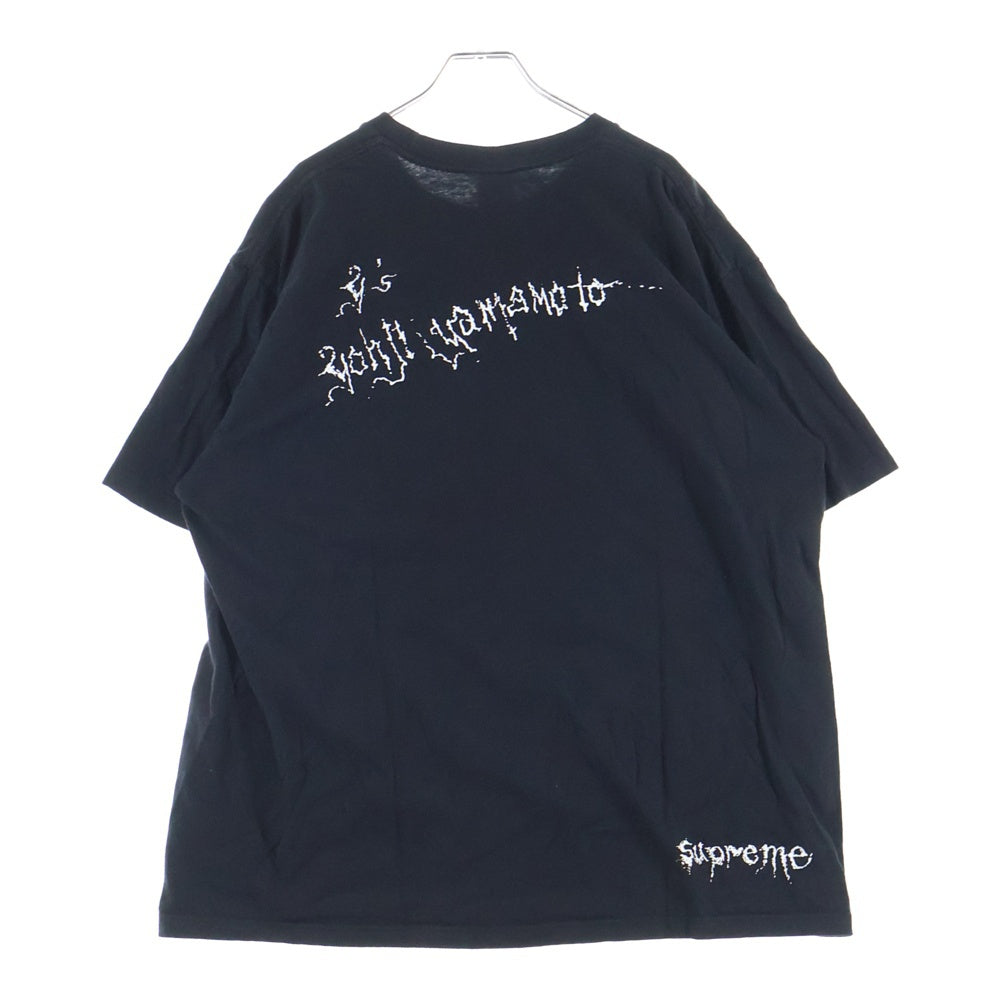 SUPREME(シュプリーム) 25AW ×Y's Yohji Yamamoto Thinker Tee ワイズ ヨウジヤマモト シンカー フロントプリント クルーネック 半袖Tシャツ カットソー ブラック