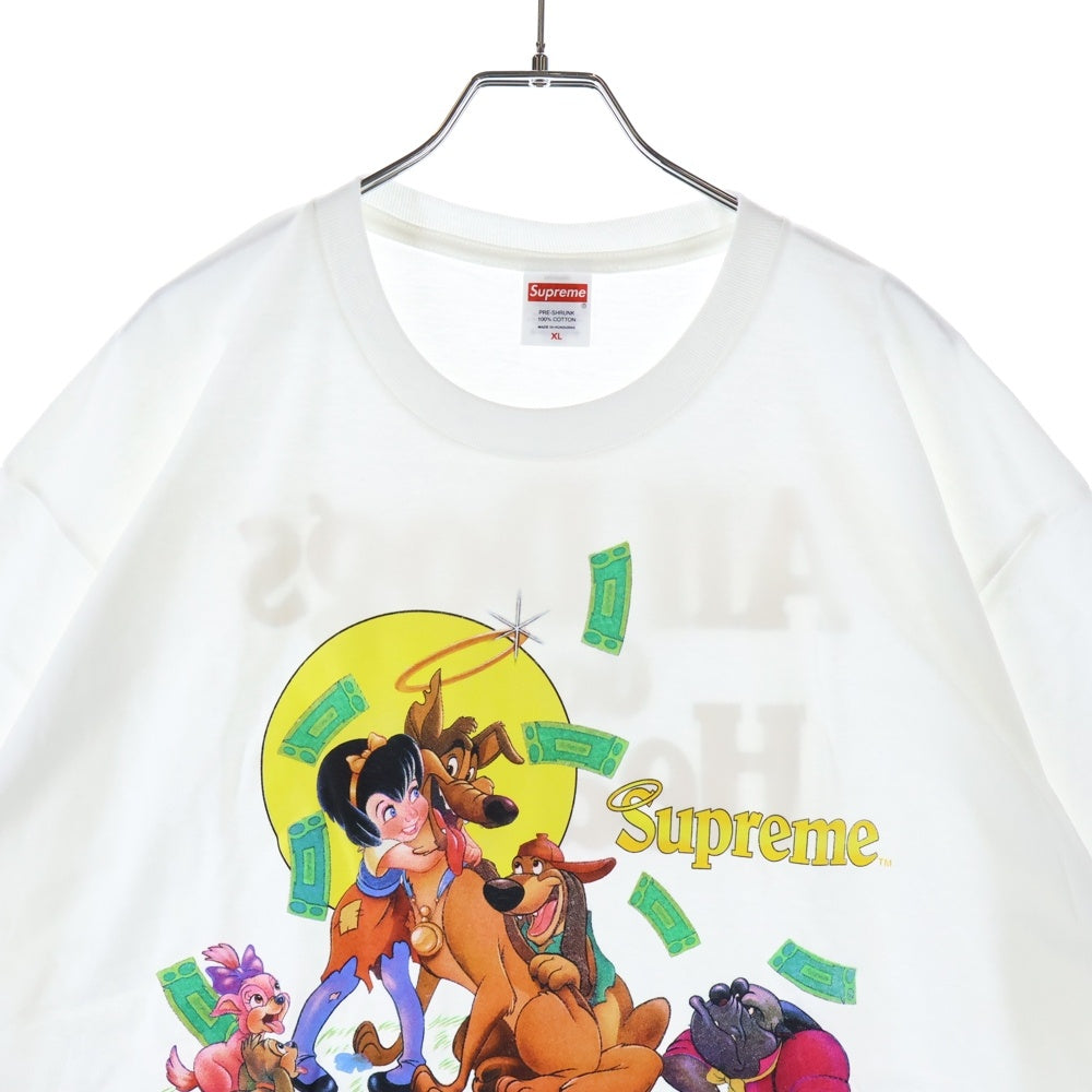 SUPREME(シュプリーム) 25AW All Dogs Go To Heaven Tee オール ドッグス ゴー トゥ ヘブン 半袖Tシャツ カットソー ホワイト
