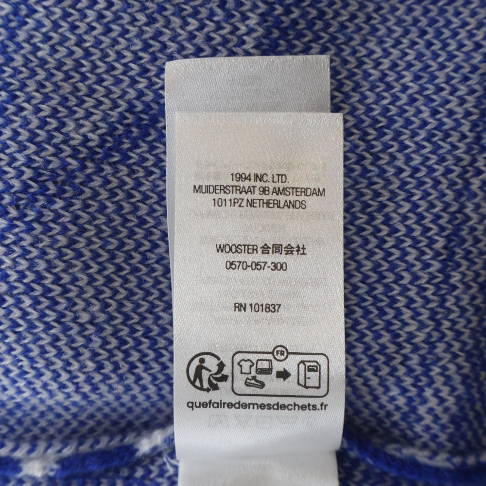 SUPREME(シュプリーム) 25SS Money Sweater 総柄マネーモチーフ クルーネック長袖ニットセーター ブルー/ホワイト