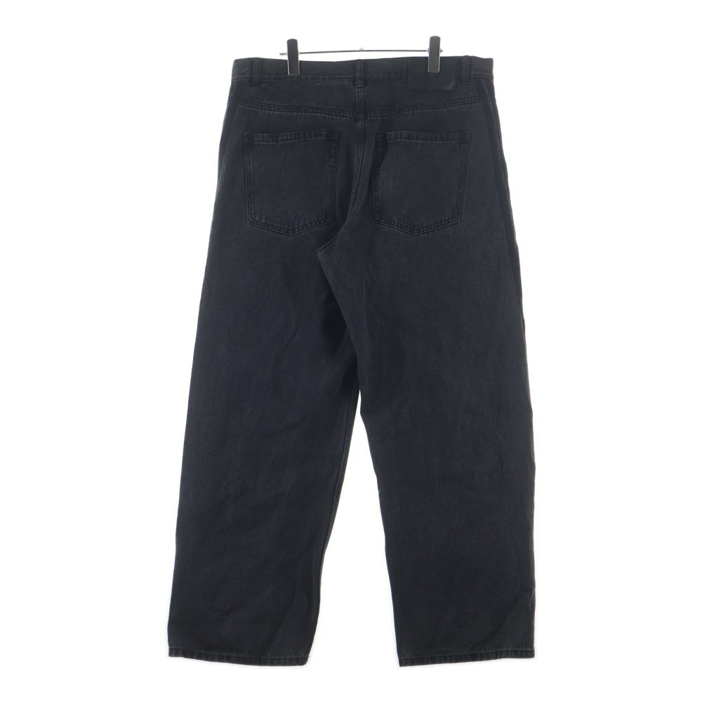adidas(アディダス) ADILENIUM Loose-fit Denim Pants アディレニウム ルーズフィット デニムパンツ ブラック JY6291