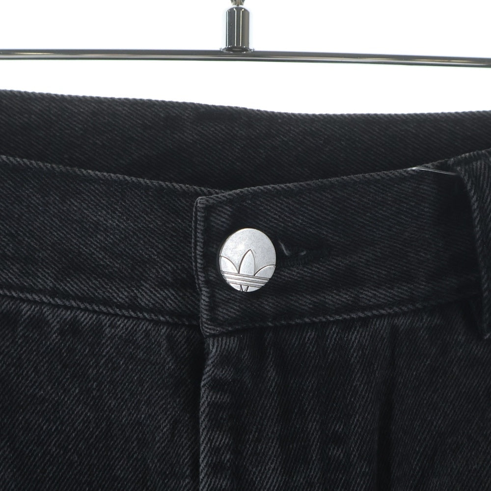adidas(アディダス) ADILENIUM Loose-fit Denim Pants アディレニウム ルーズフィット デニムパンツ ブラック JY6291