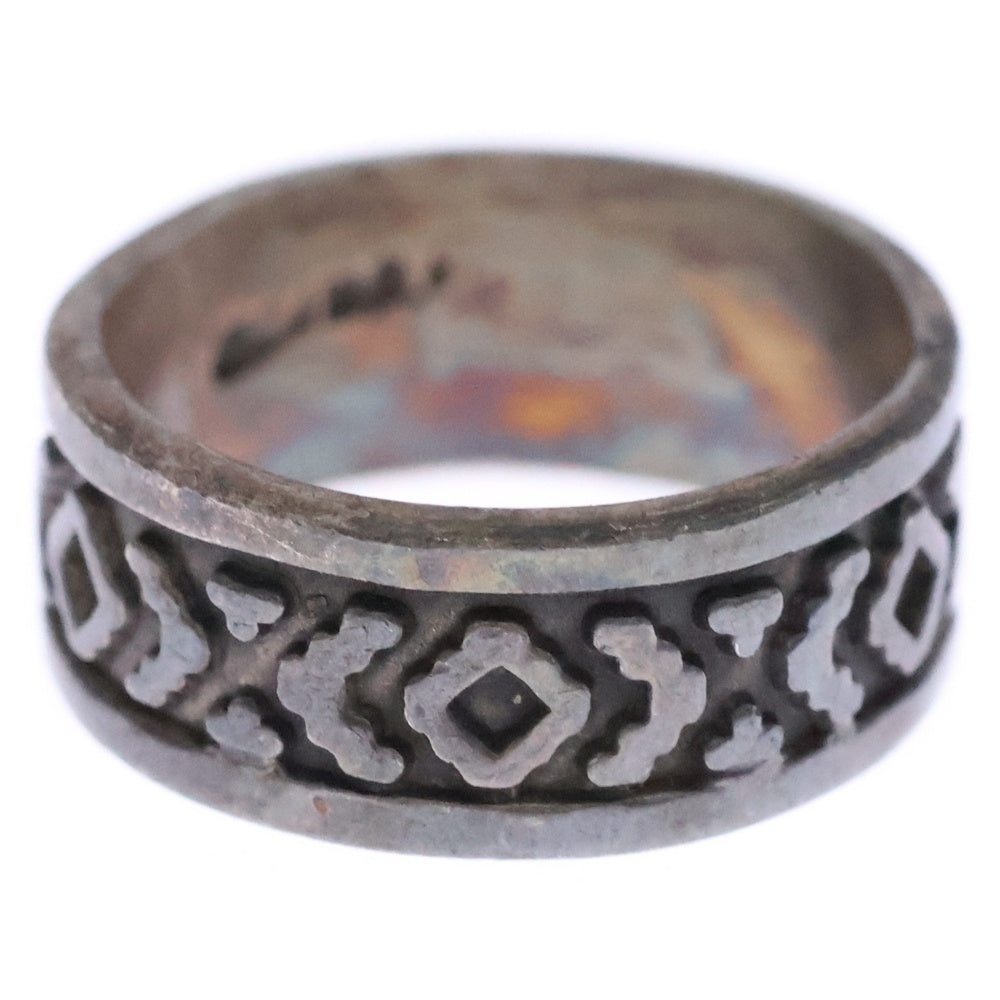 NO BRAND(ノーブランド) Mexican Tribal Pattern Ring メキシカントライバルパターンリング 指輪 シルバー925