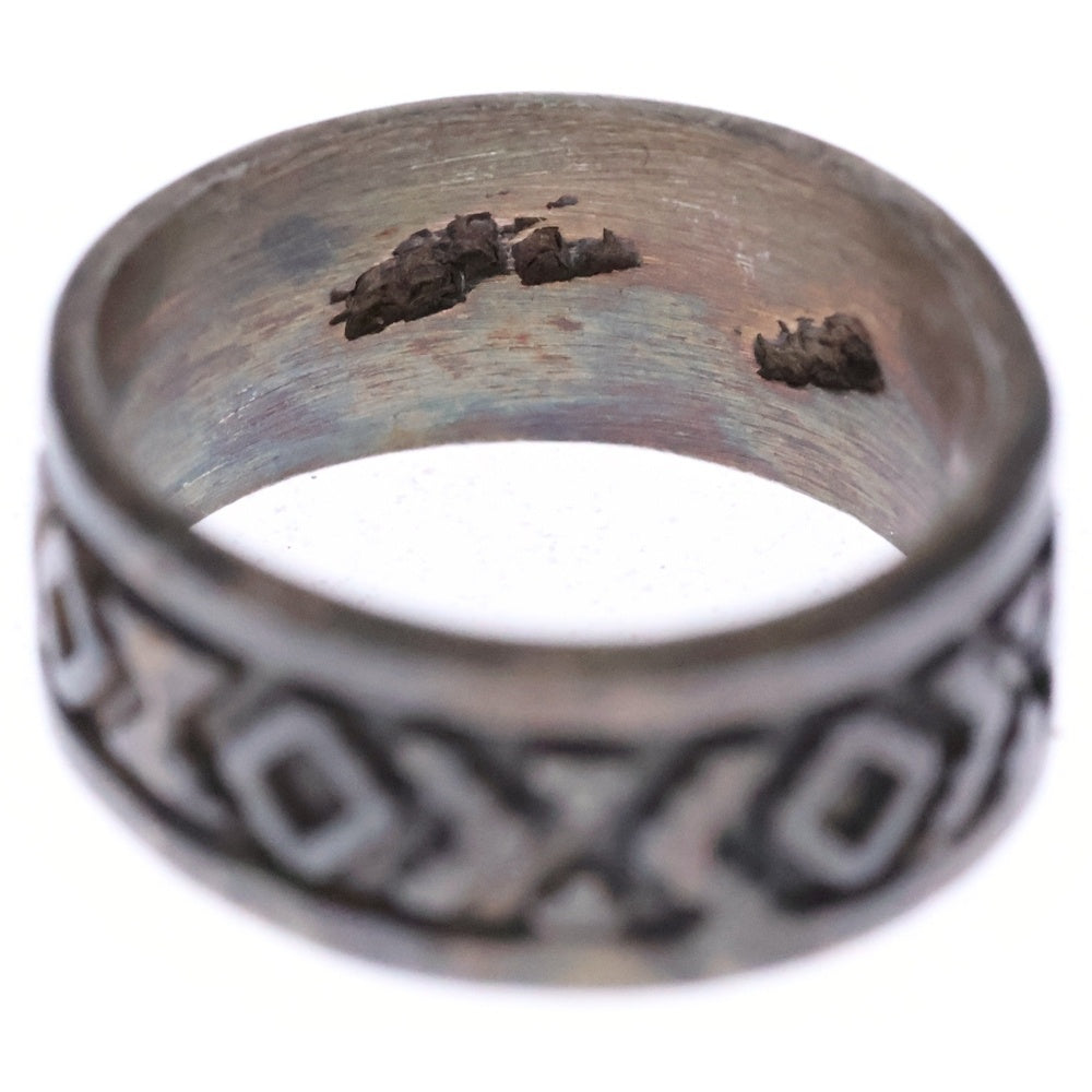 NO BRAND(ノーブランド) Mexican Tribal Pattern Ring メキシカントライバルパターンリング 指輪 シルバー925