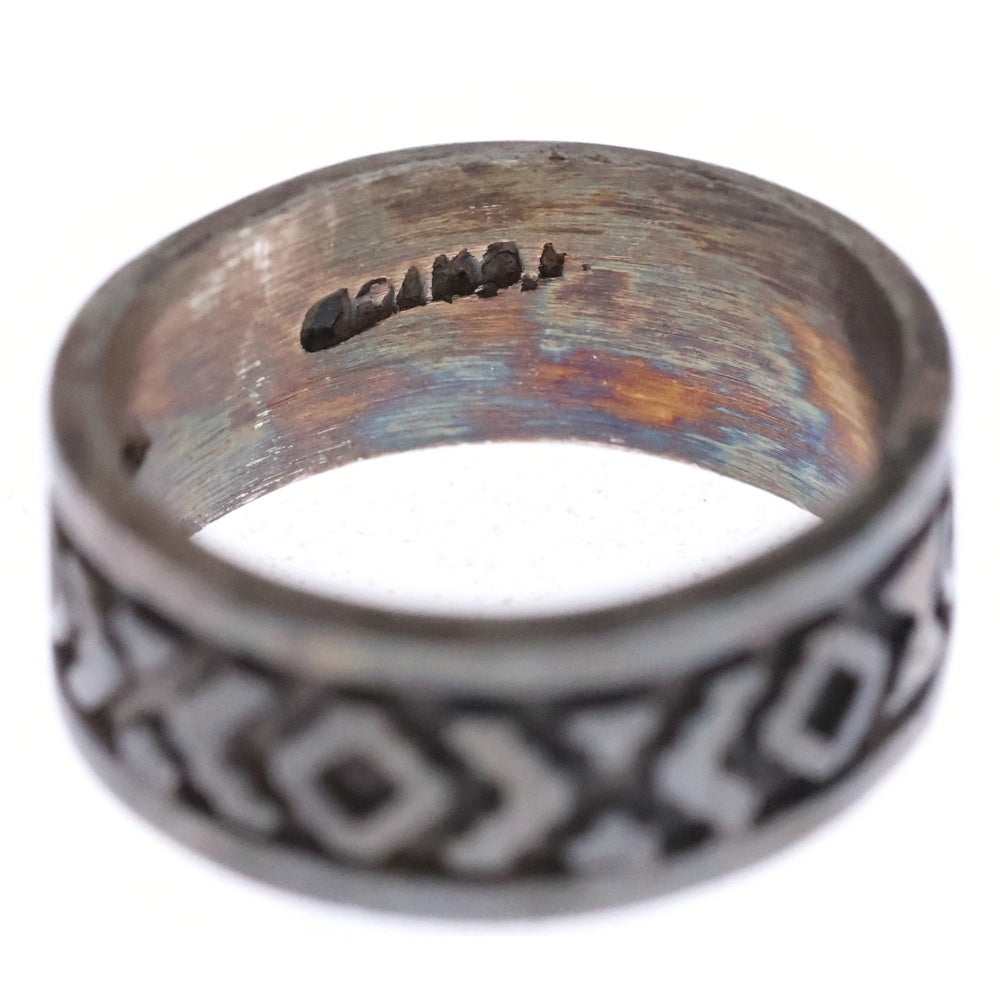 NO BRAND(ノーブランド) Mexican Tribal Pattern Ring メキシカントライバルパターンリング 指輪 シルバー925