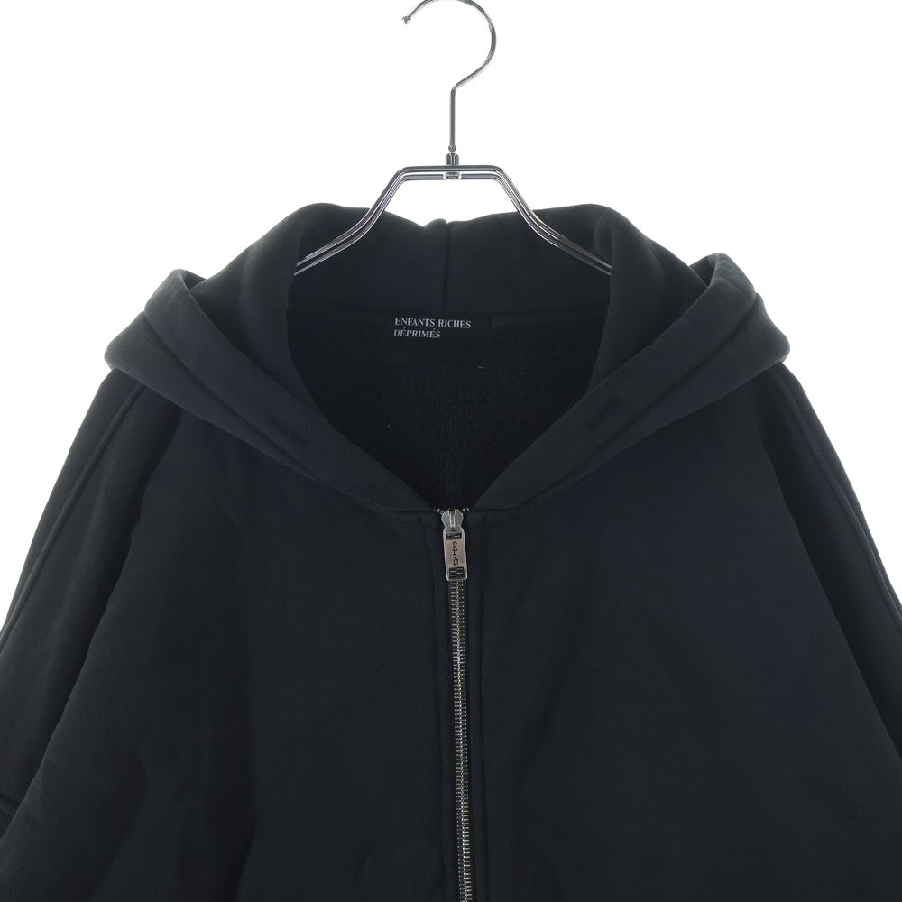 ENFANTS RICHES DEPRIMES(アンファンリッシュデプリメ) ヌビアン限定 NEVER WAKE ME ZIP HOODIE ネヴァーウェイクミーアップジップフーディー パーカー グレー