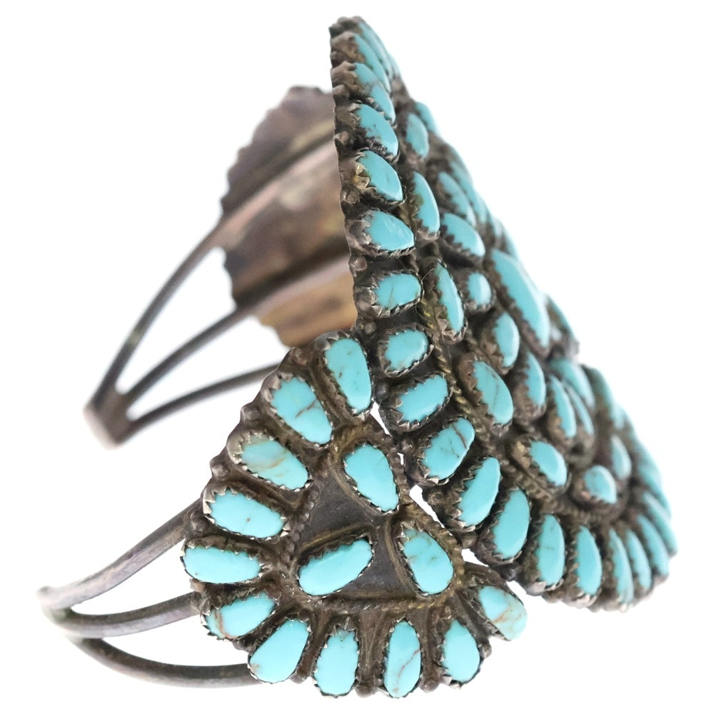 INDIAN JEWELRY(インディアンジュエリー) ナバホ族 LMB ターコイズ バングル シルバー