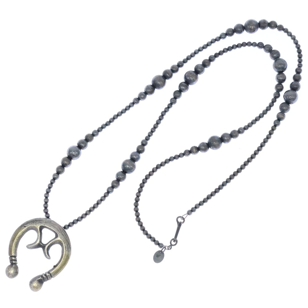 INDIAN JEWELRY(インディアンジュエリー) ナバホ族 ナジャ スカッシュブロッサム ナバホパールネックレス シルバー