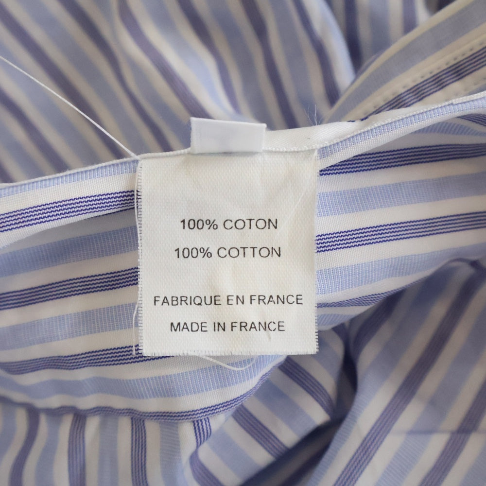 COMME des GARCONS SHIRT(コムデギャルソンシャツ) 21SS Big Silhouette Cotton Shirt ビッグシルエットコットンシャツ 長袖シャツ ブルー FG-B076