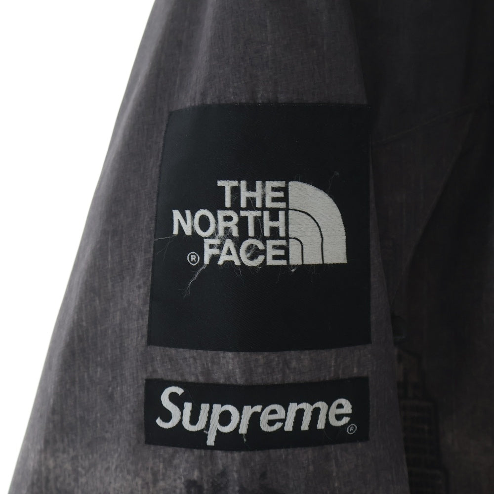 SUPREME(シュプリーム) 08SS ×THE NORTH FACE 2nd Mountain Guide Jacket ノースフェイス マウンテン ガイド フーデッド ジップアップジャケット ブラック