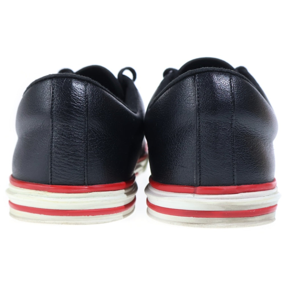 BALENCIAGA(バレンシアガ) ブランドロゴデザイン レザー レースアップローカットスニーカー ブラック 561246 W0701