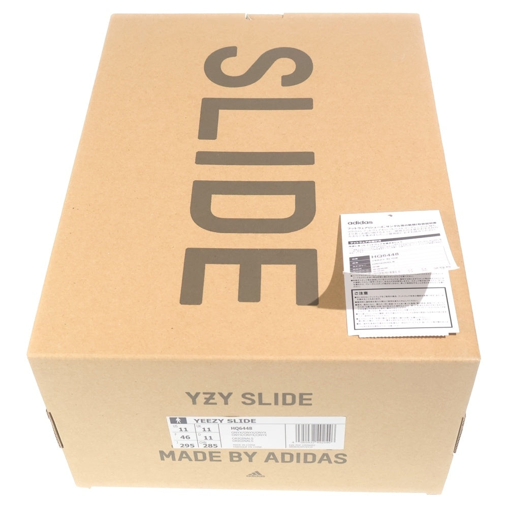 adidas(アディダス) YEEZY SLIDE ONYX イージースライド オニキス サンダル ブラック 11/29.5cm HQ6448