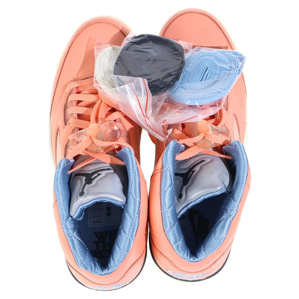 NIKE(ナイキ) ×DJKhaled AIR JORDAN 5 RETRO SP Crimson Bliss DV4982-641 DJキャレド エアジョーダン5 レトロ クリムゾンブリス ハイカットスニーカー ピンク US11.5/29.5cm