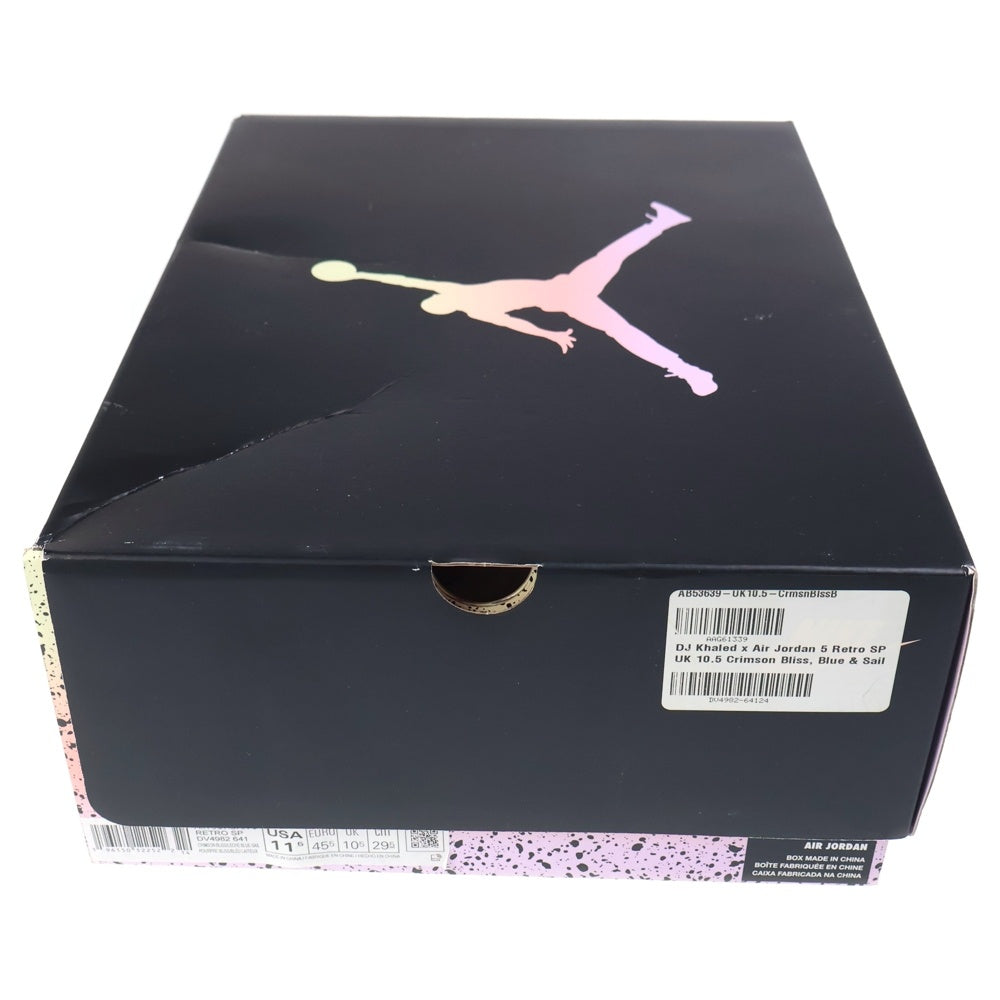 NIKE(ナイキ) ×DJKhaled AIR JORDAN 5 RETRO SP Crimson Bliss DV4982-641 DJキャレド エアジョーダン5 レトロ クリムゾンブリス ハイカットスニーカー ピンク US11.5/29.5cm