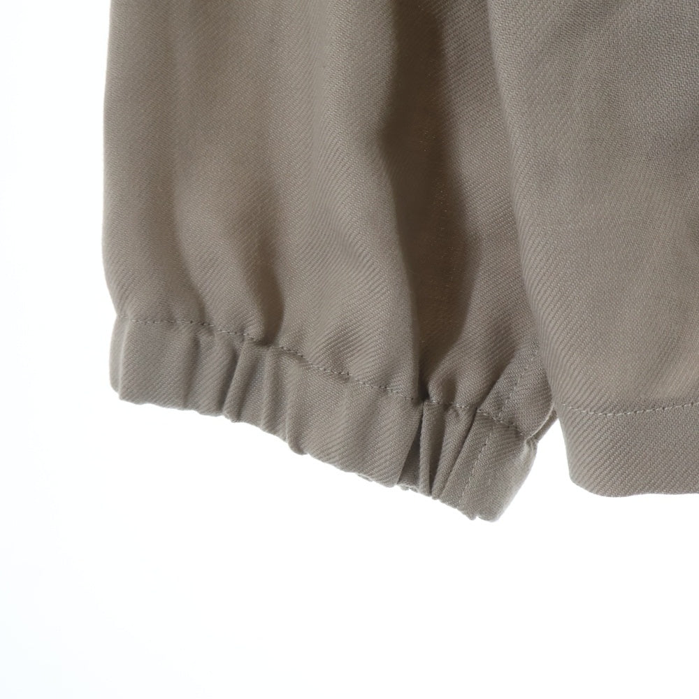 COOTIE PRODUCTIONS(クーティー プロダクションズ) 23AW T/W Gabardine Stand Collar Zip Up Jacket スタンドカラー ジップアップジャケット ブラウン CTE-23A202