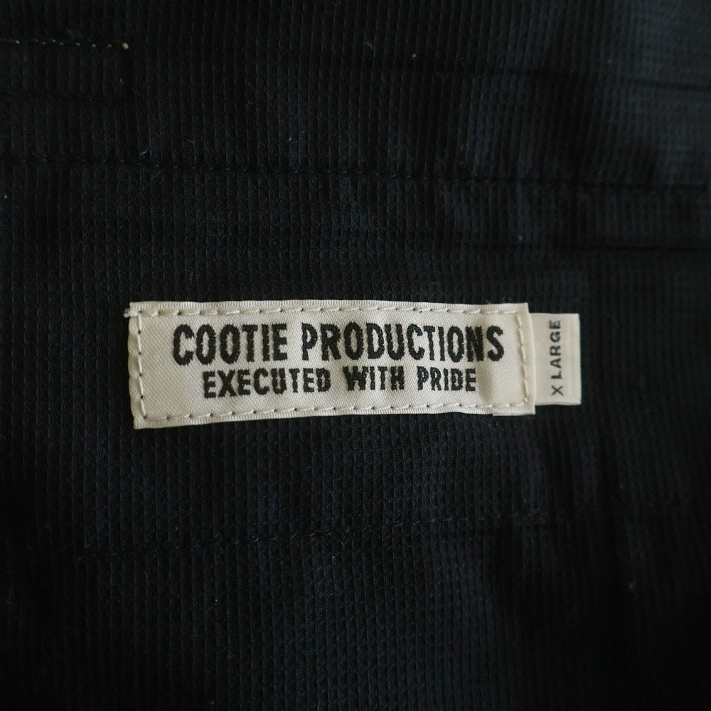 COOTIE PRODUCTIONS(クーティー プロダクションズ) ポリコットン ワイドパンツ ブラック