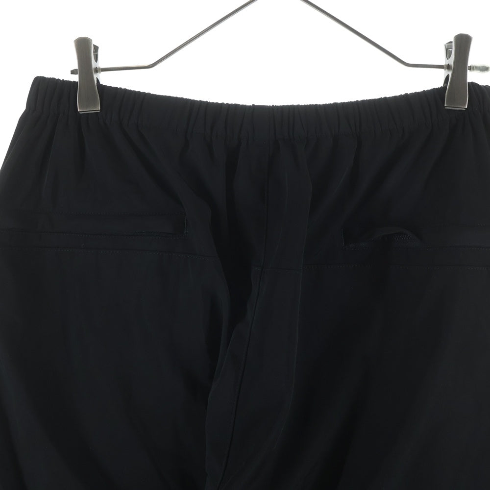 COOTIE PRODUCTIONS(クーティー プロダクションズ) 23AW Raza Track Pants ロゴ刺繍 ラサトラックパンツ ブラック CTE-23A105